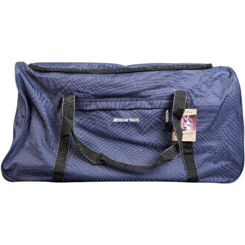 bolsa de viagem latcor em poliéster 76x32x38cm azul f2315-76