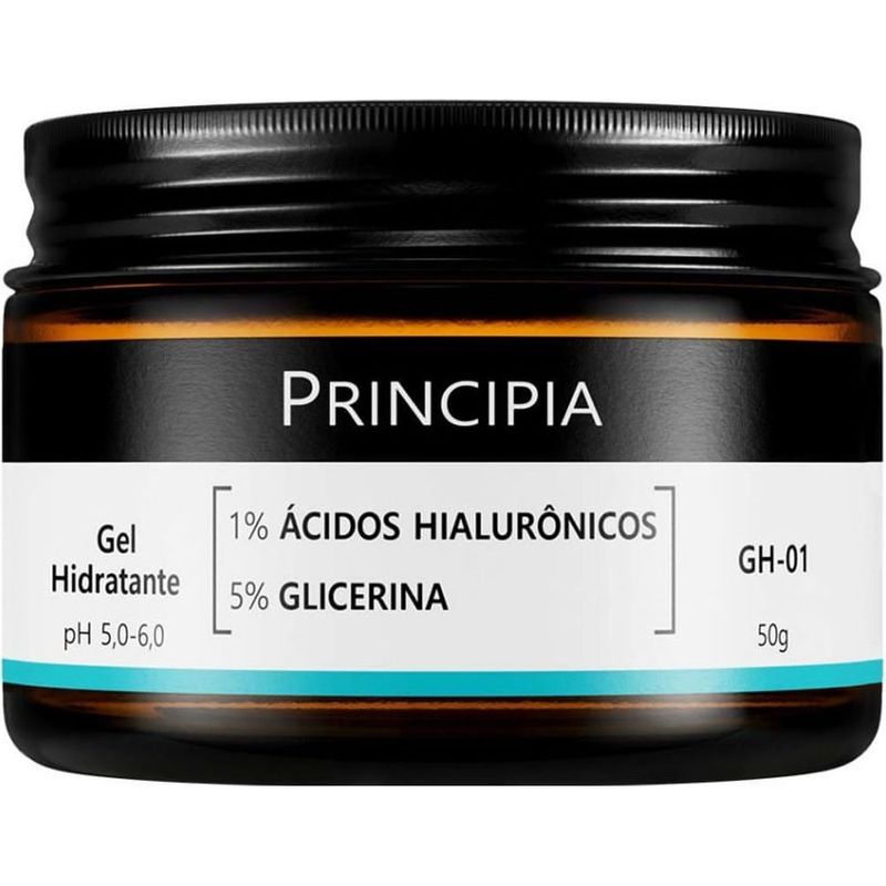gel hidratante principia 1% ácido hialurônico + 5% glicerina gh-01 50g