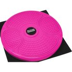 prancha de torção para abdômen e core 14" trimmer rosa a-mbi