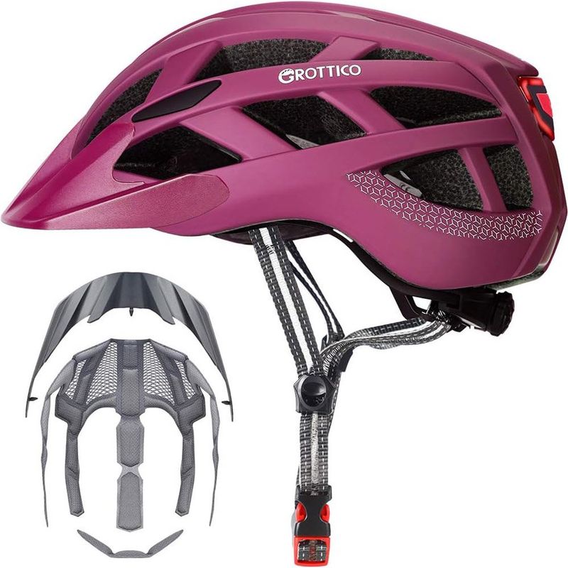 capacete de bike tamanho g grottico rosa a-mbi