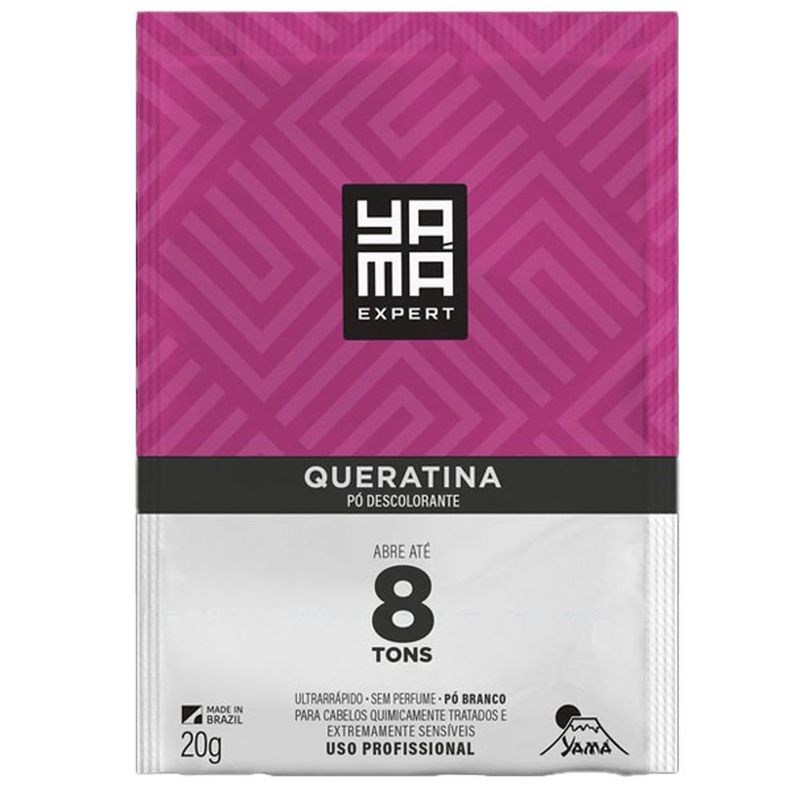 pó descolorante yamá queratina 20g