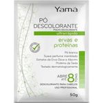 pó descolorante yamá ervas e proteínas 50g