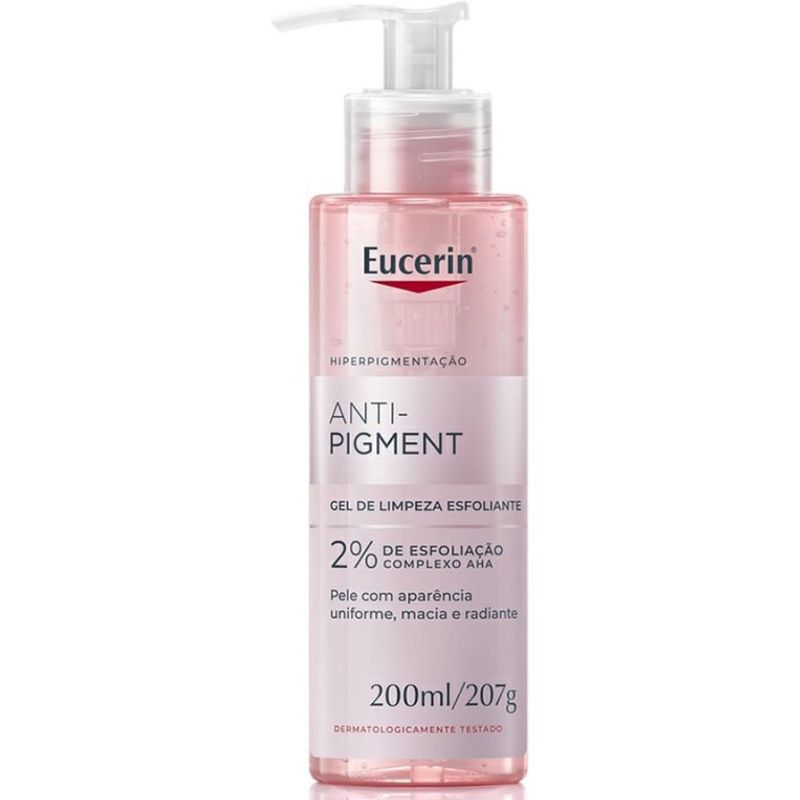 gel de limpeza esfoliante eucerin anti-pigment 200ml