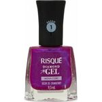 esmalte risqué diamond gel licor de cranberry 9,5ml