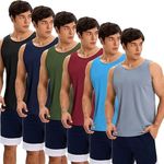 pacote de camisetas masculinas oygsieg academia 6 unidades colorida a-mbi