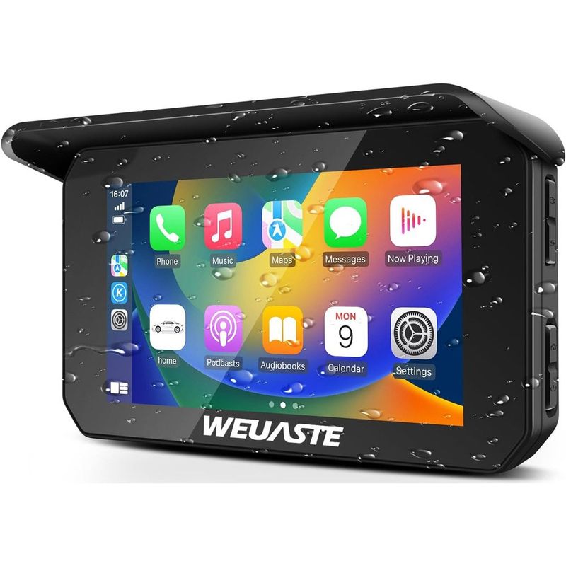 navegador gps weuaste atual 12cm preto a-mbi