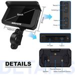 navegador gps weuaste atual 12cm preto a-mbi