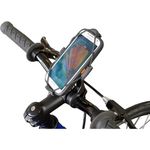 suporte de guidão bikase para smartphone preto a-mbi