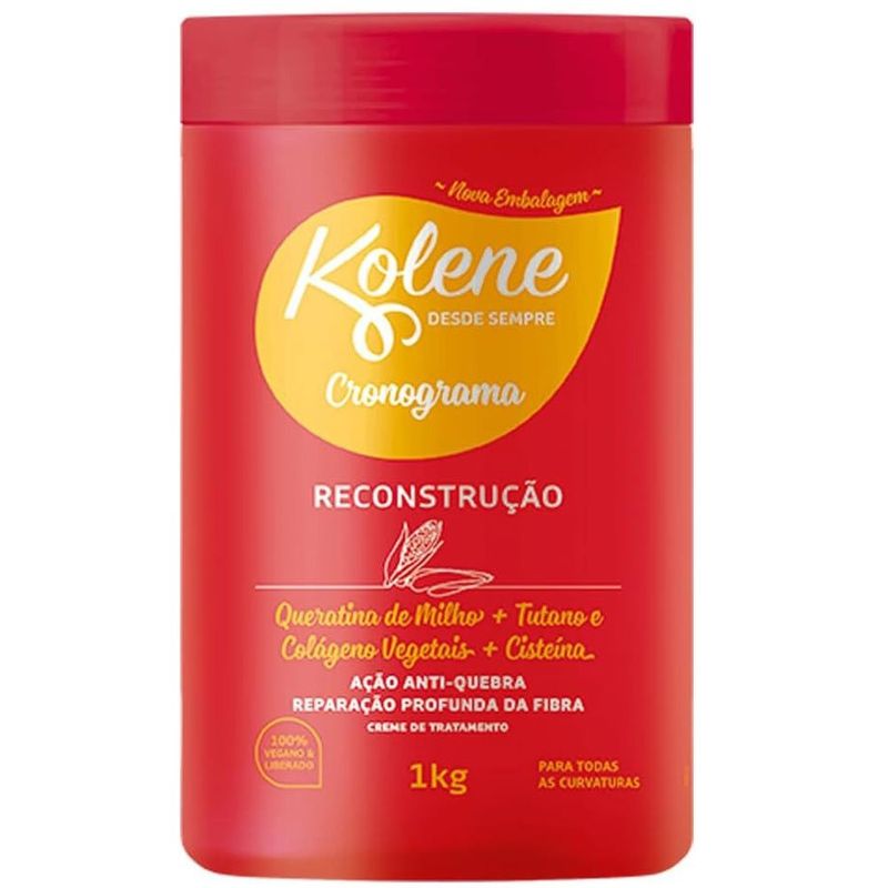 creme de tratamento kolene cronograma reconstrução 1kg