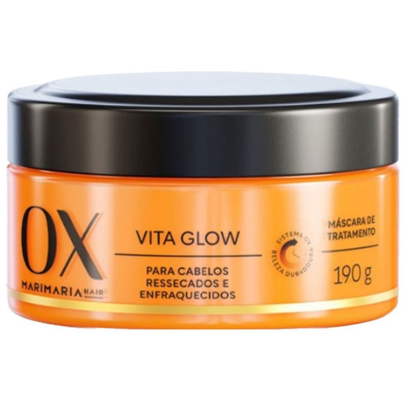 máscara de tratamento ox vita glow 190g