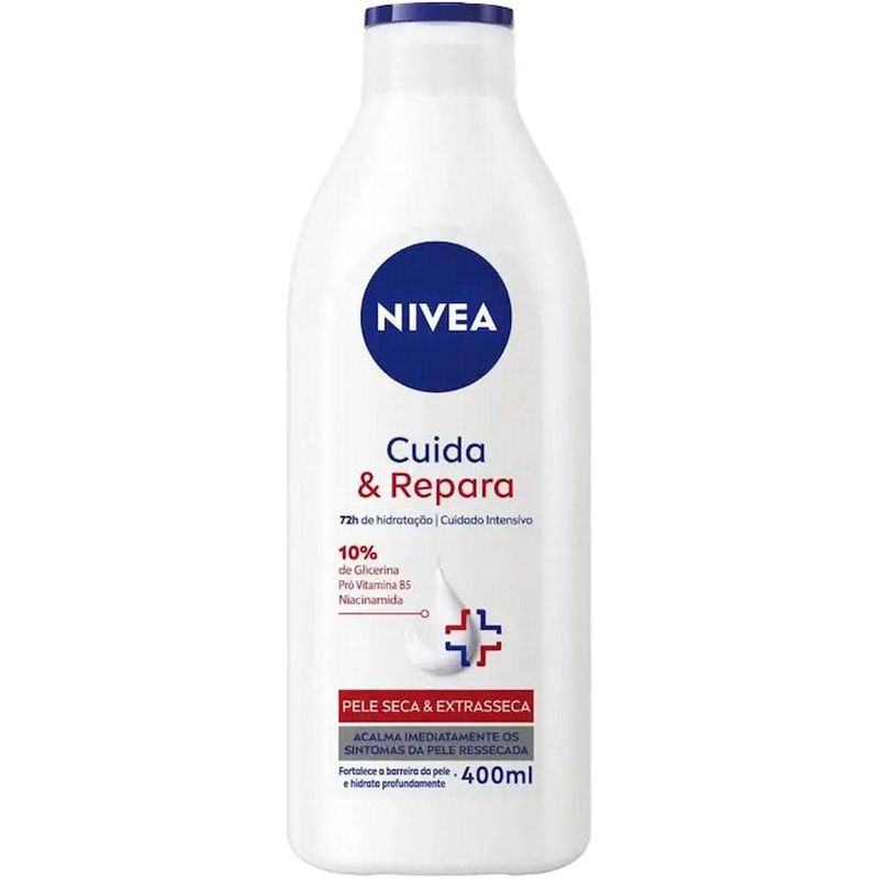 hidratante corporal nivea cuida e repara 400ml