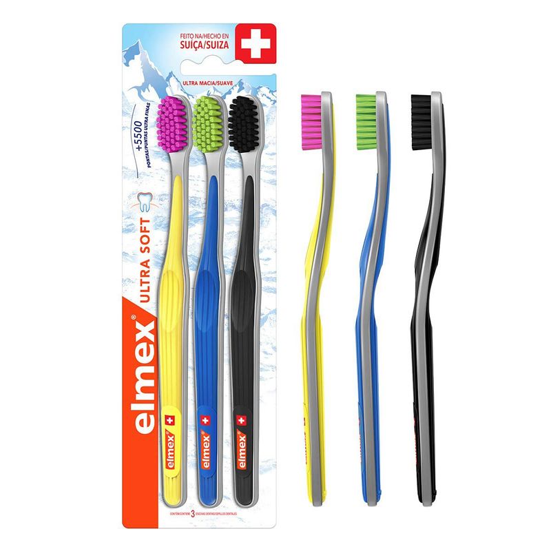 escova dental elmex ultra soft 1 unidade