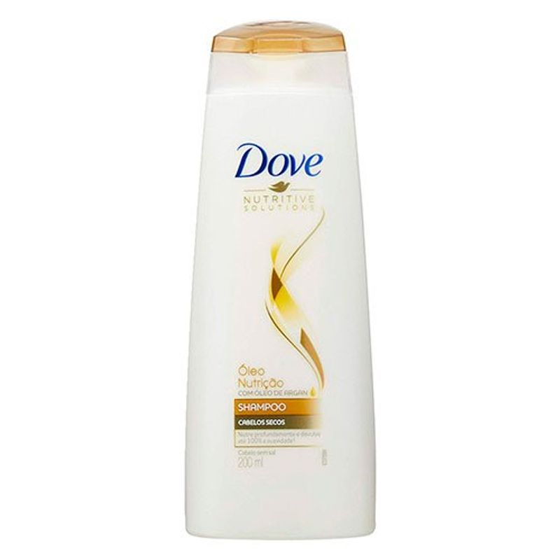 shampoo dove óleo nutrição 200ml