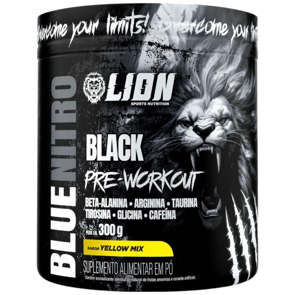 Pré-Treino Blue Nitro Black Lion Sports Yellow Mix 300g (MP)