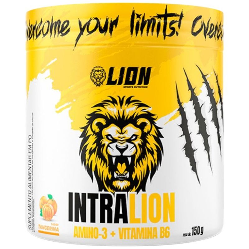 intra lion sports amino-3 + vitamina b6 tangerina 150g (mp)
