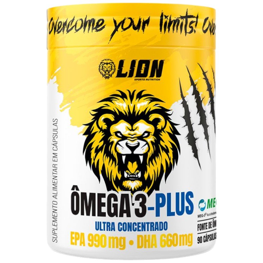 Ômega 3 Lion Sports Plus Ultra 90 Cápsulas Concentrado