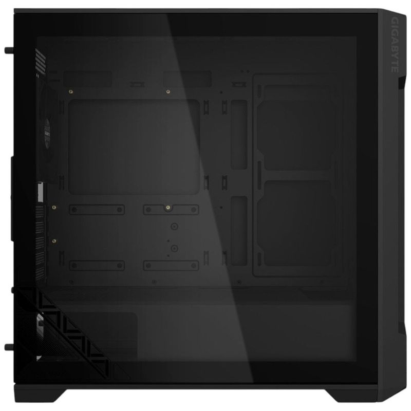 gabinete gamer gigabyte atx glass lateral vidro temperado preto gb-c102g (mp)