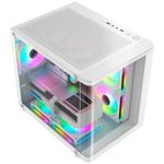 gabinete gamer hayom mid tower atx rgb branco gb1799 (mp)