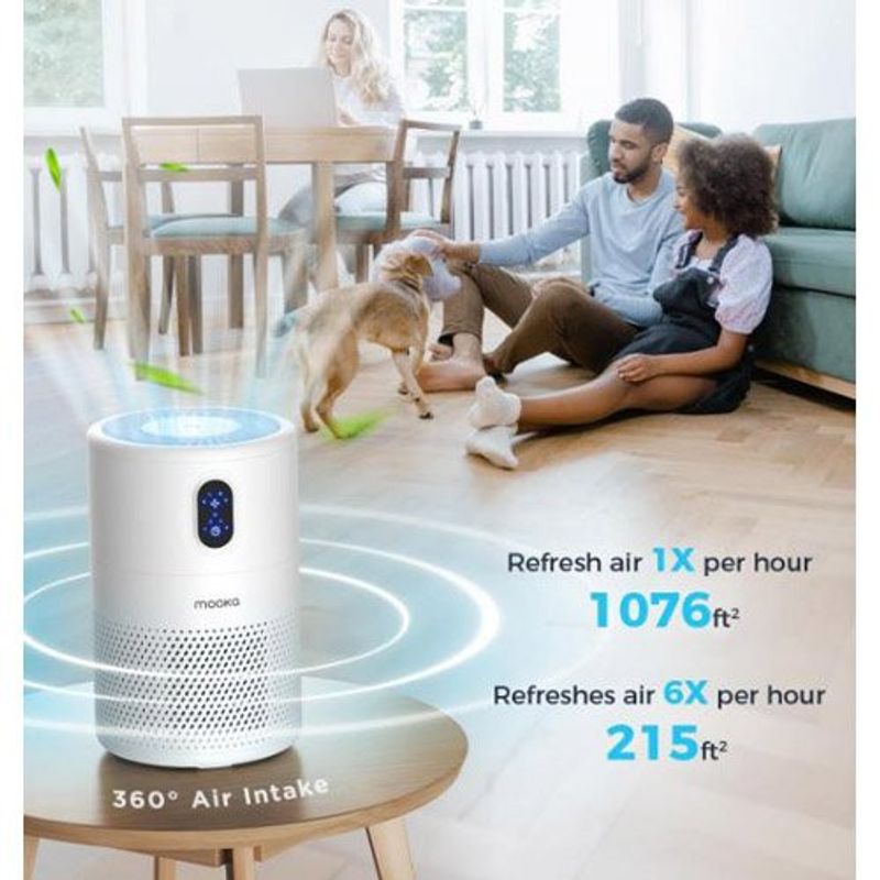 purificador de ar para casa mooka branco a-mbi