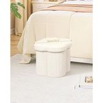 assento puff formato flor fsobeiialeo branco a-mbi