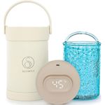 garrafa termica para armazenar leite materno susimply 2 litros marfim a-mbi