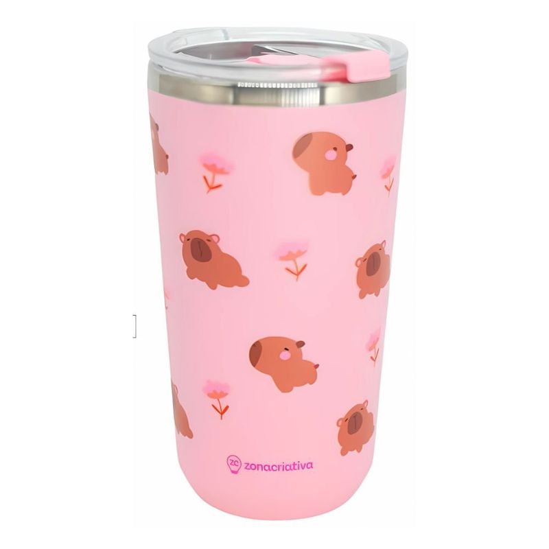 copo zonacriativa capivara 500ml (mp)