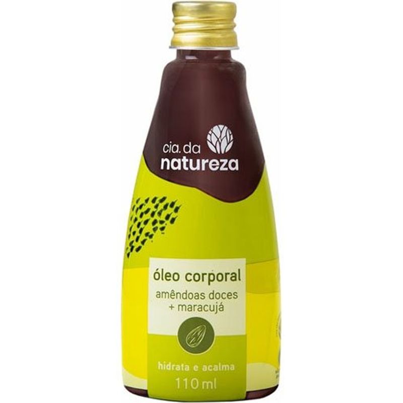 óleo corporal cia da natureza amêndoas doces e maracujá 110ml