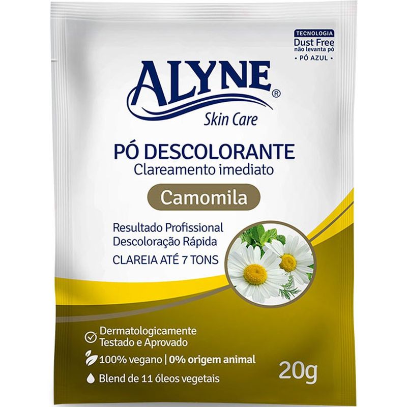 pó descolorante alyne camomila 20g