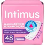 protetor diário intimus extra proteção 48 unidades