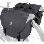 bolsa para bicicleta impermeável ndakter preto a-mbi
