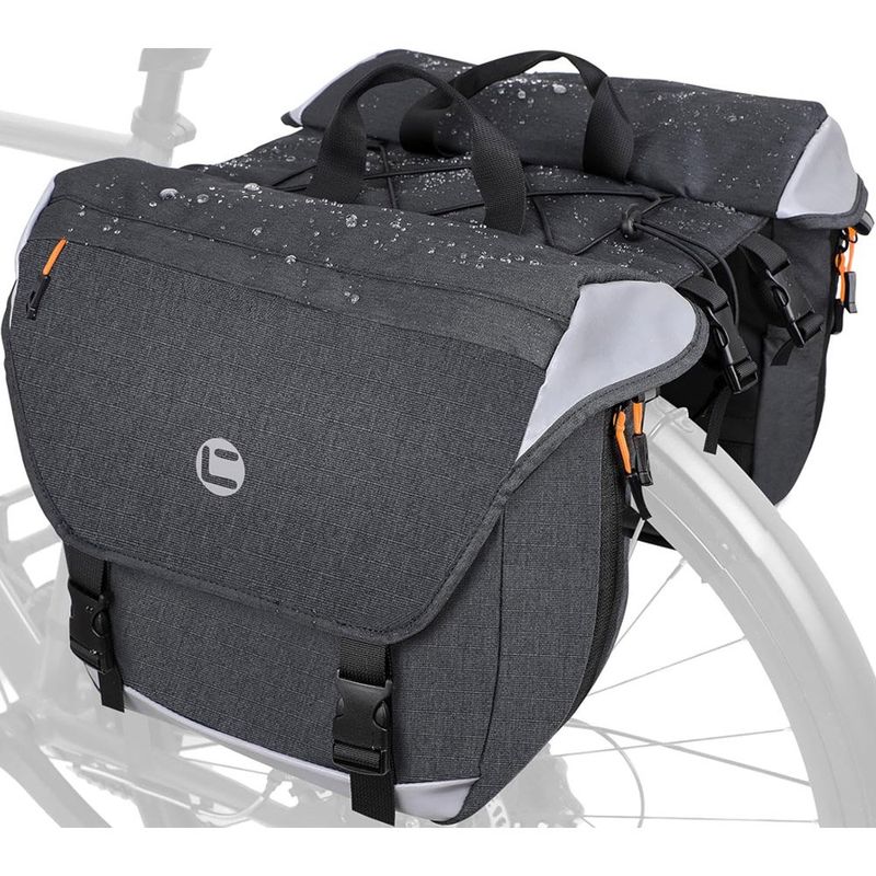 bolsa para bicicleta impermeável ndakter preto a-mbi