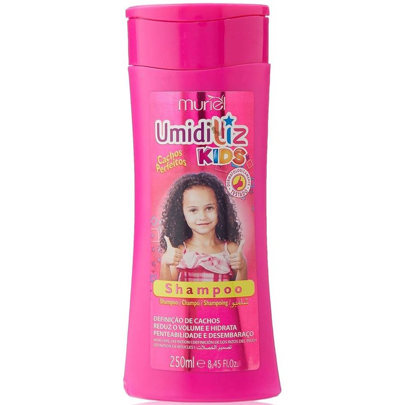 shampoo muriel umidiliz kids cachos perfeitos 250ml