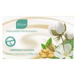 sabonetes bloom amêndoas e algodão 90g 2 unidades