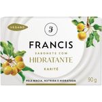 sabonete em barra francis hidratante karité 90g