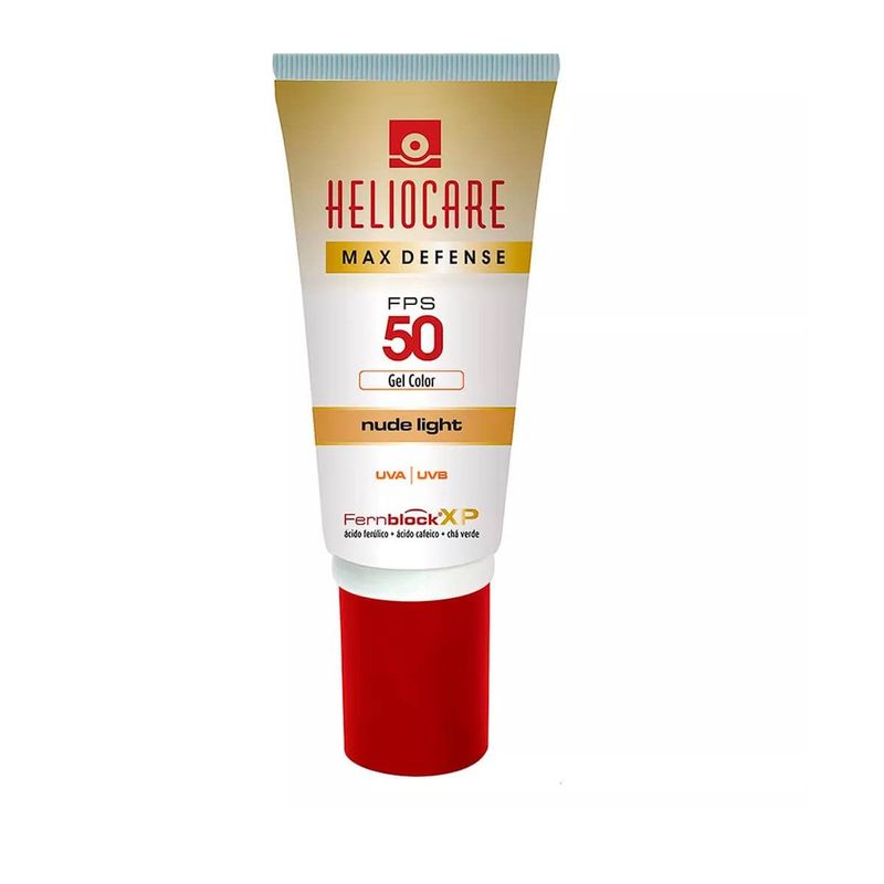 gel heliocare max defense nude light fps50 50g
