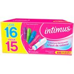 absorvente interno intimus gel médio 16 unidades