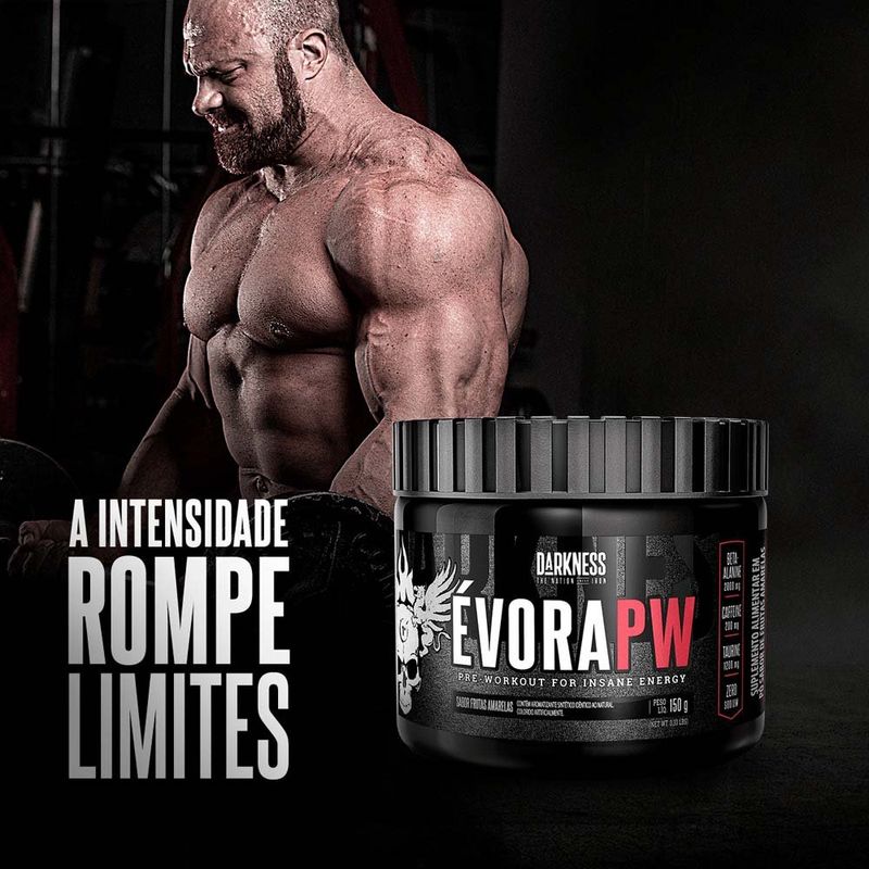 évora pw darkness sabor frutas vermelhas 150g
