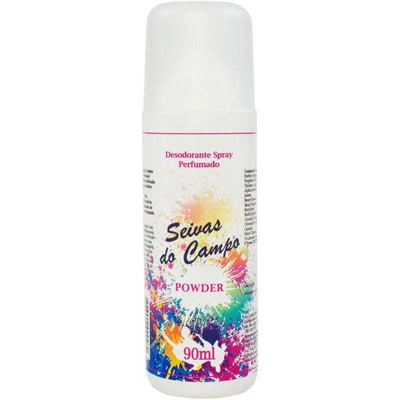 desodorante spray seivas do campo powder 90ml