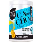 creme para pentear gota dourada meu cacho perfeito óleo de argan 1kg