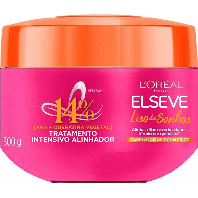 creme de tratamento elseve liso dos sonhos 300h