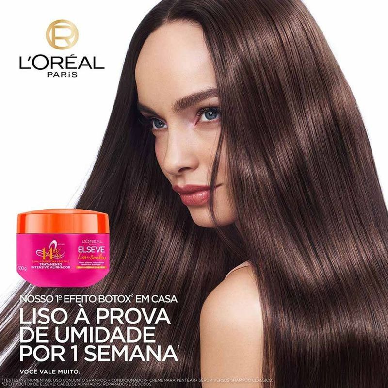 creme de tratamento elseve liso dos sonhos 300h