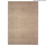 tapete edantex carino 100x140cm bege escuro (mp)