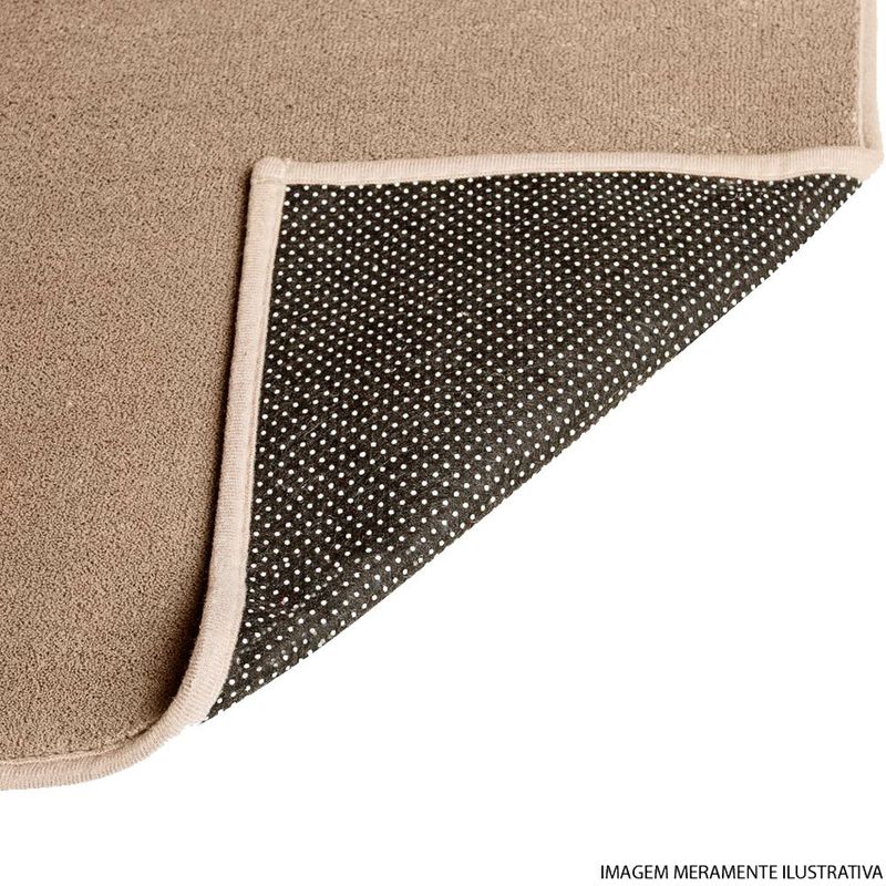 tapete edantex carino 100x140cm bege escuro (mp)