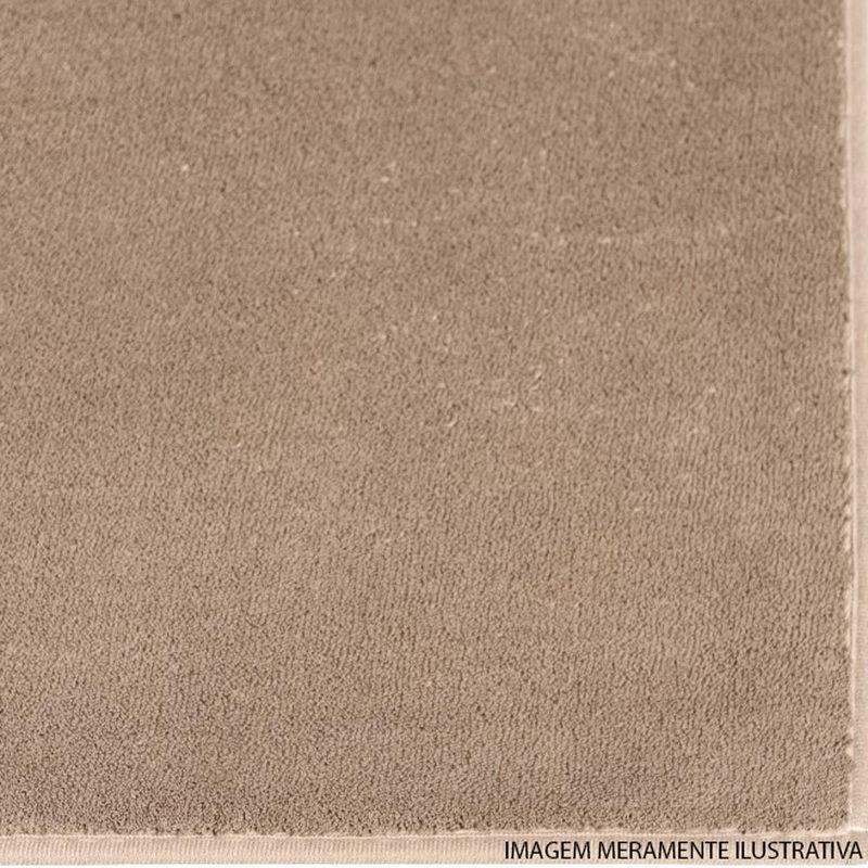 tapete edantex carino 100x140cm bege escuro (mp)