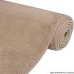 tapete edantex carino 100x140cm bege escuro (mp)