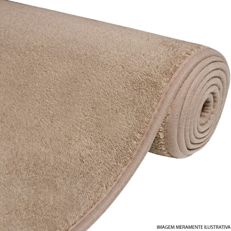 tapete edantex carino 100x140cm bege escuro (mp)