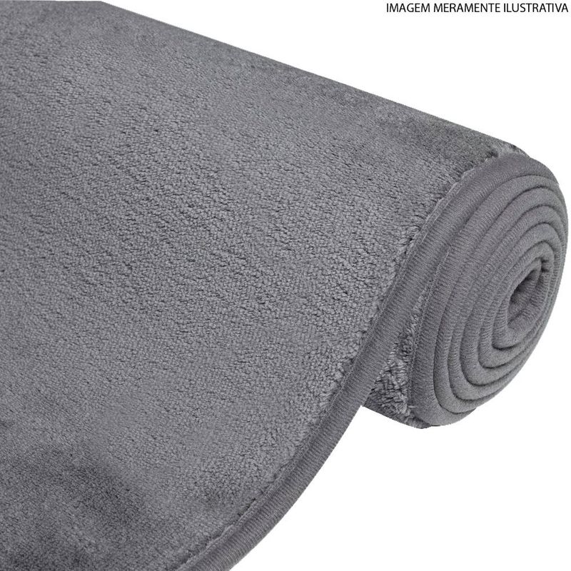 tapete edantex carino 140x200cm cinza (mp)