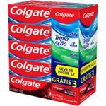 creme dental colgate tripla ação luminous white carvão ativado 15 unidades
