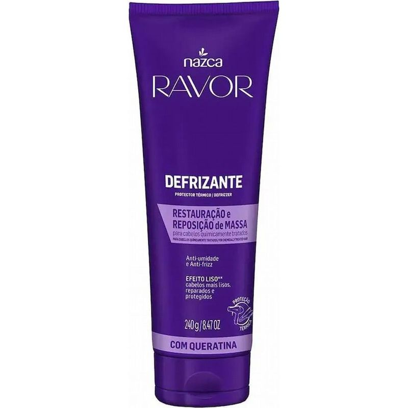 creme defrizante ravor restauração e reposição de massa 240g
