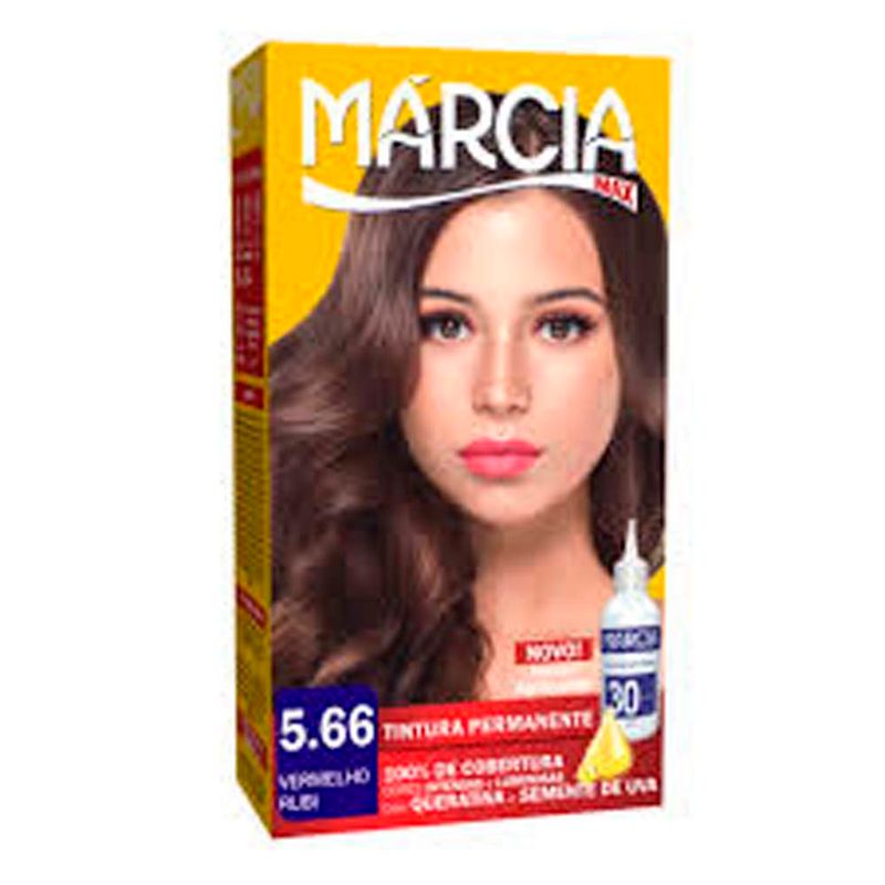 tintura para cabelo márcia 5.66 vermelho rubi